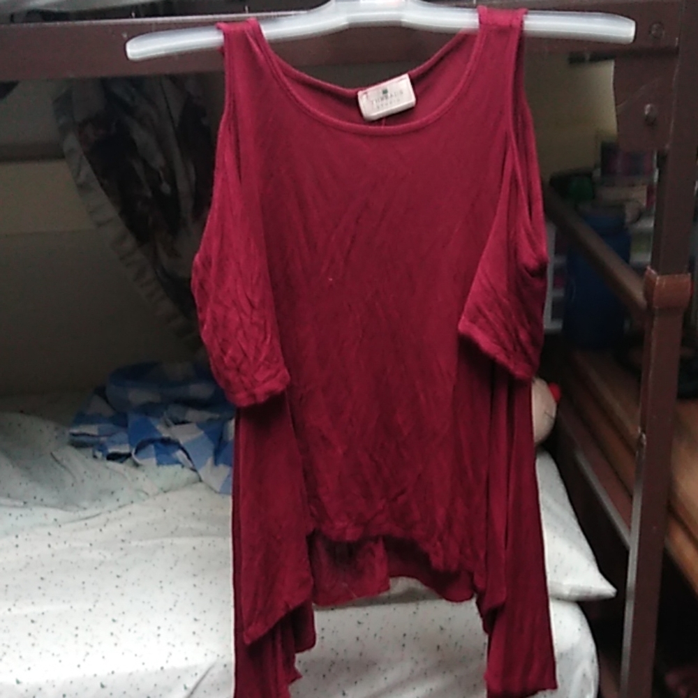 Cold shoulder blouse